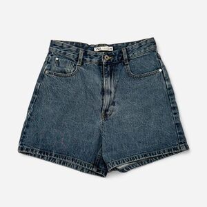 Zara Women's Blue Jean Shorts
